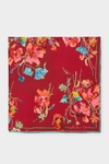 Floralis 90 silk scarf