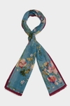Floralis wool scarf