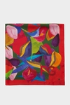 Jardín de Calas 90 silk scarf