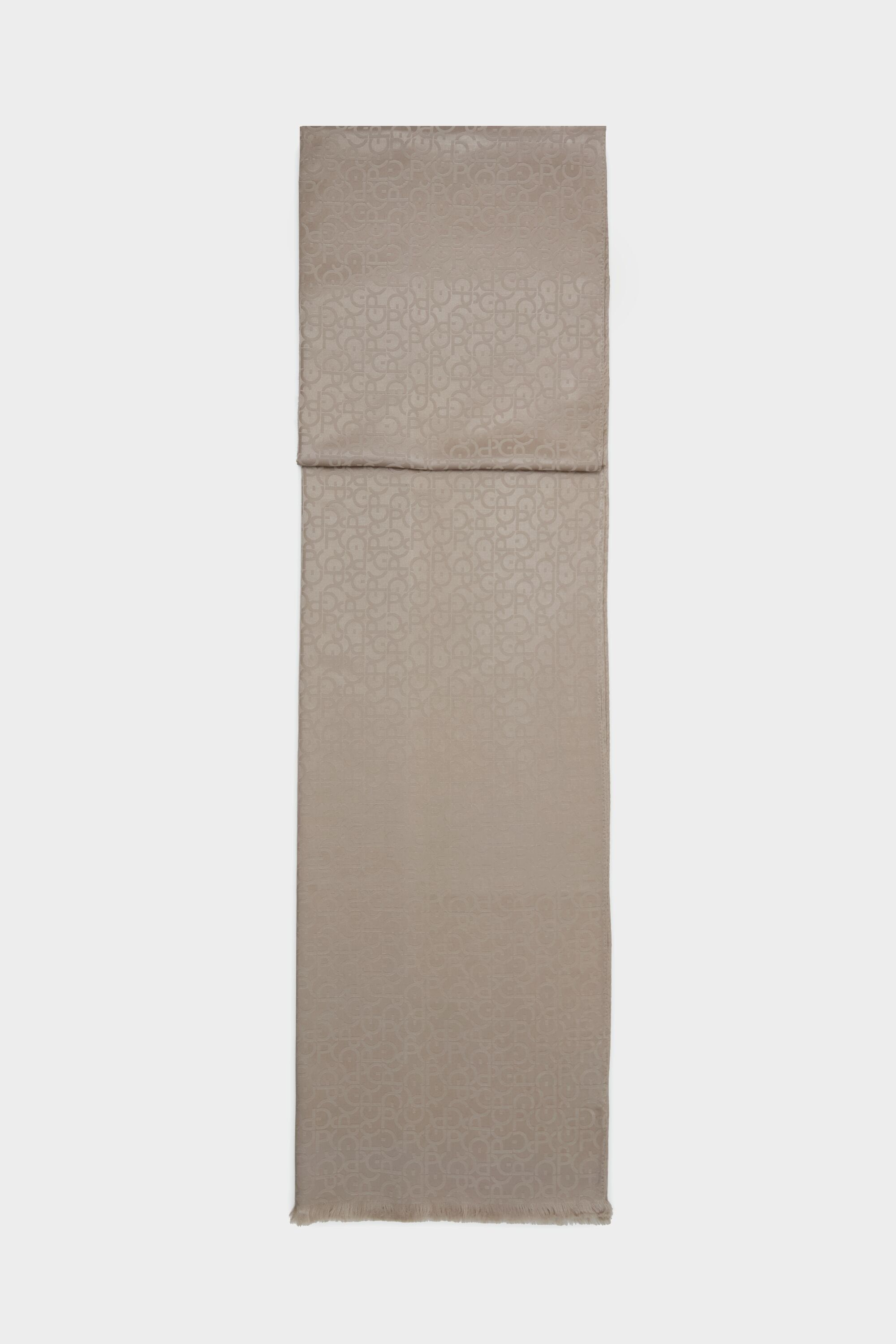 Gutenberg cotton silk scarf