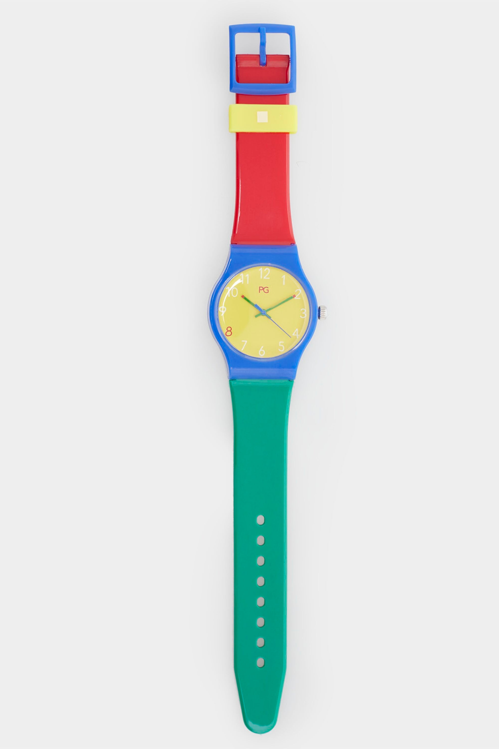 Reloj multicolor