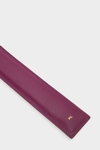Hand fan with leather case
