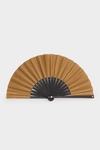 Wood hand fan