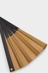 Wood hand fan