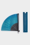 Wood hand fan