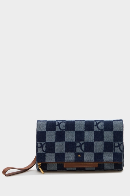 LONA CUBOS DENIM WASH BAG