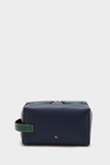 Sail leather cube wash bag