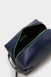 Sail leather cube wash bag