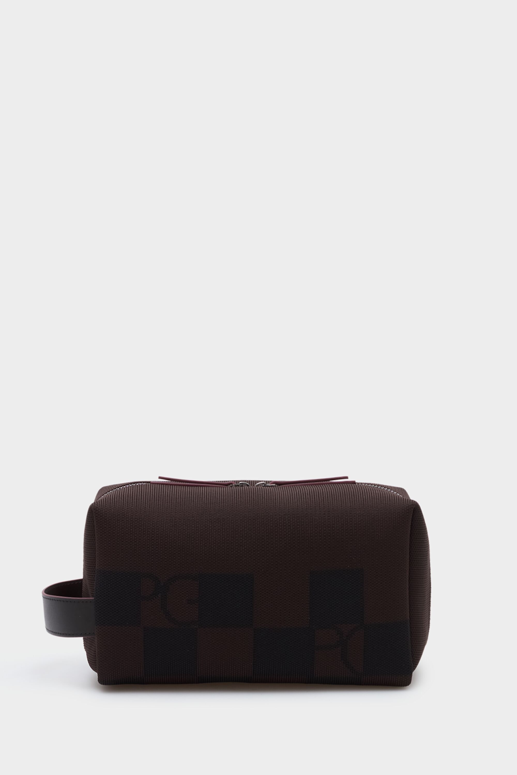 Market wash bag - DARK BROWN