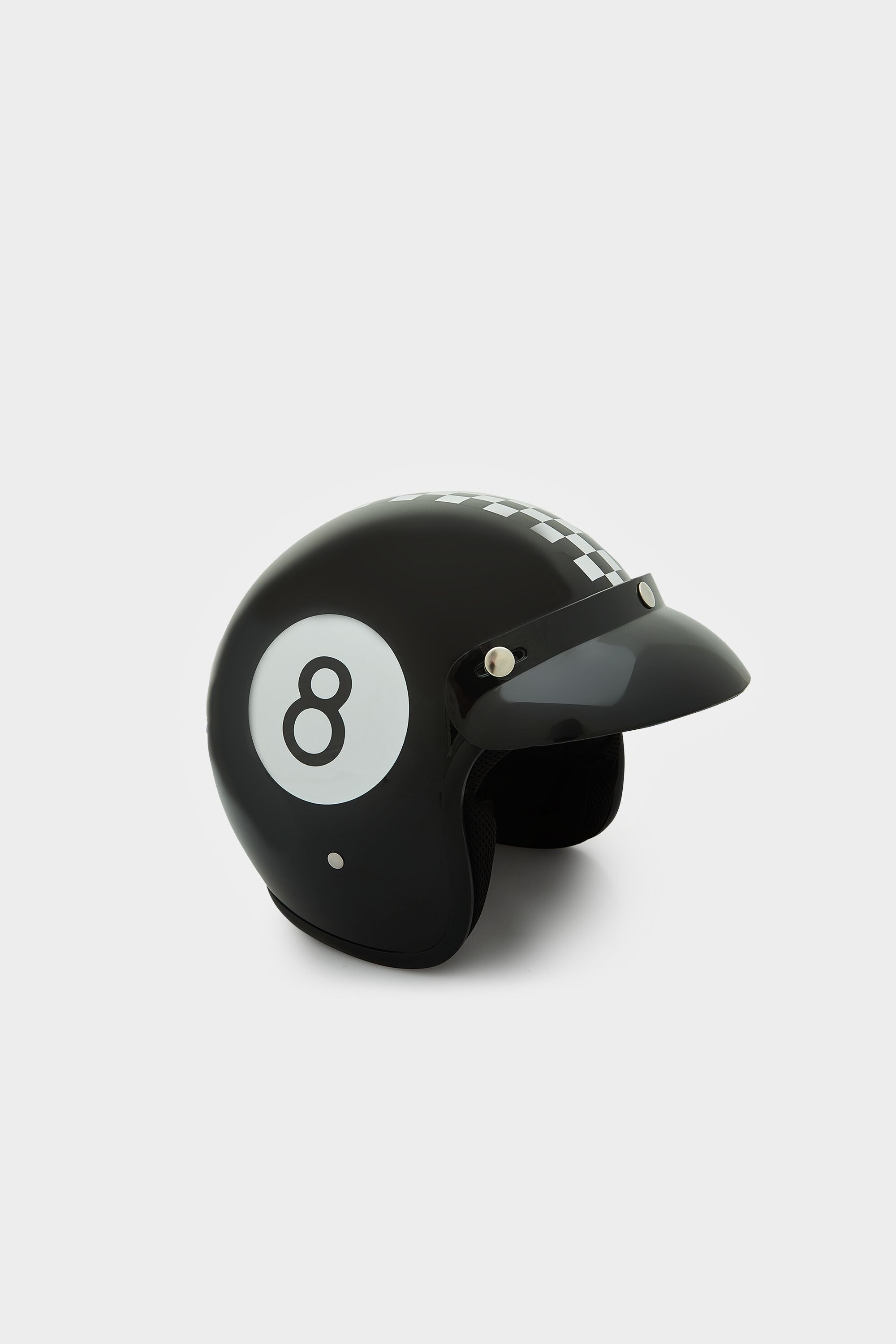 8 ball motorcycle helmet Cooler King - Lucky - Matt Black / Slate Grey Regulation size Melon Bicycle Helmet Urban Active