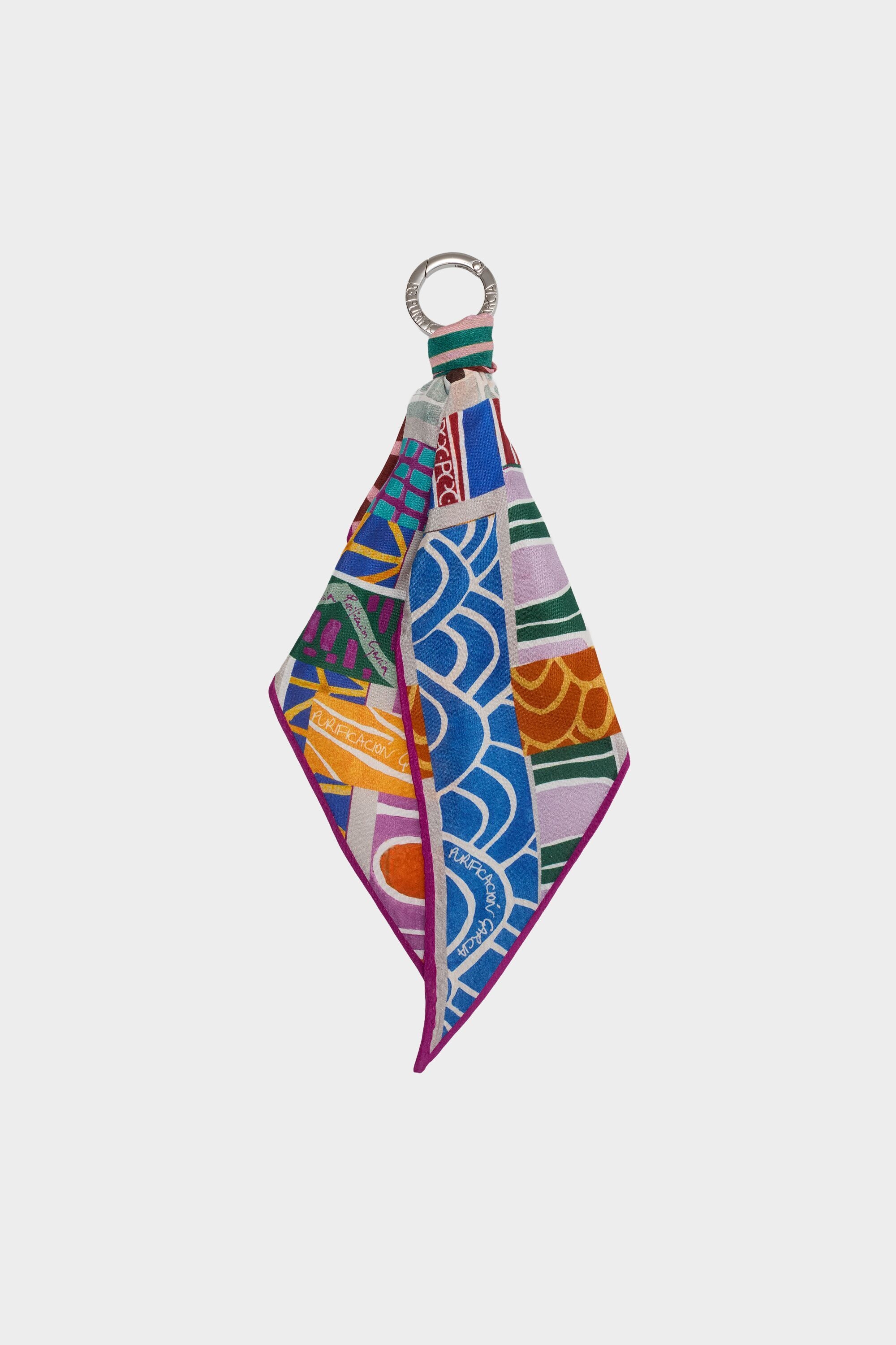 Ceramicus silk scarf charm