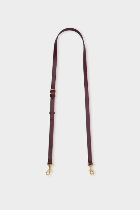 COMBINACIÓN ÚNICA LEATHER CROSSBODY STRAP